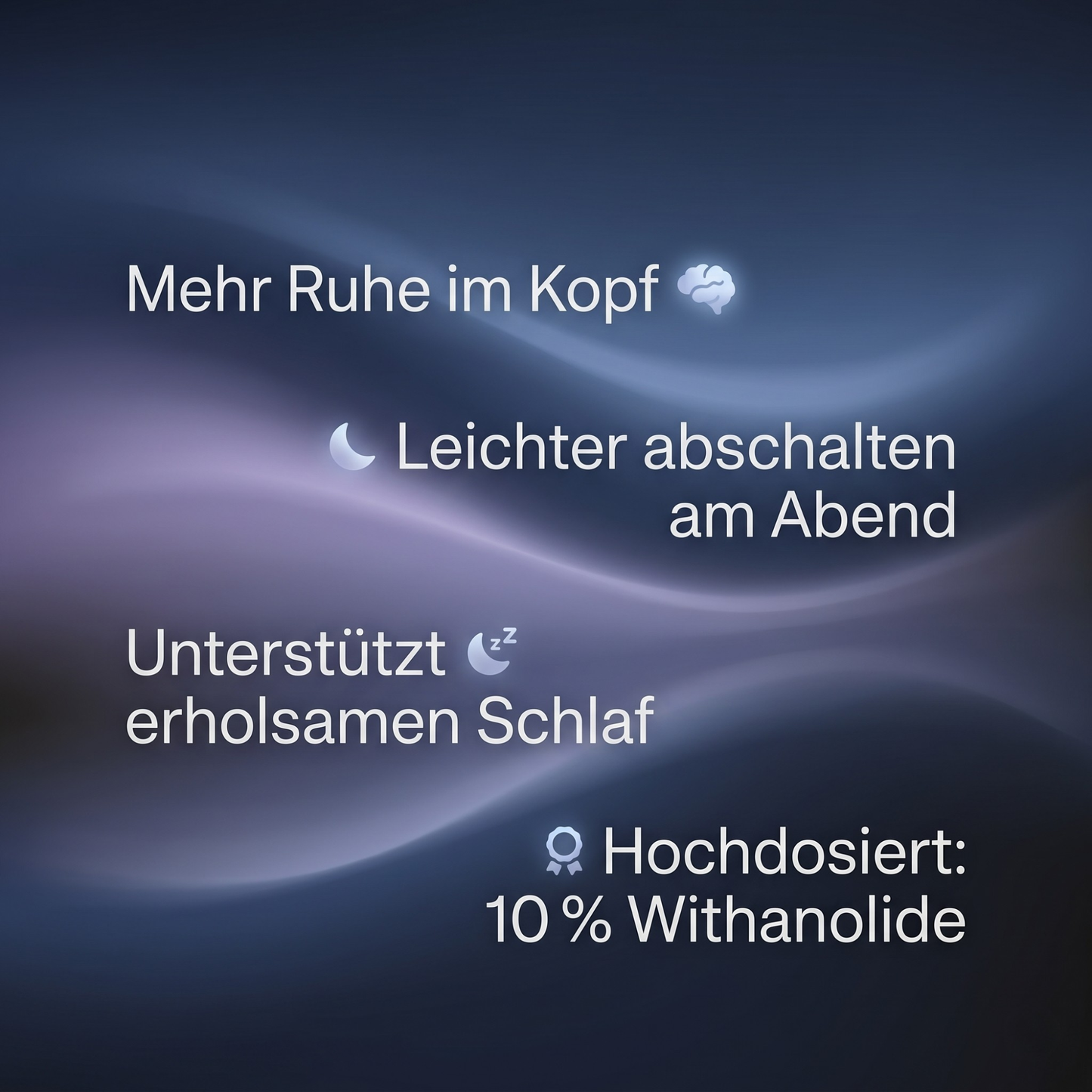 ONE Ashwagandha Extrakt 10%Withanolide – 300mg Hochdosiert – 90 Kapseln