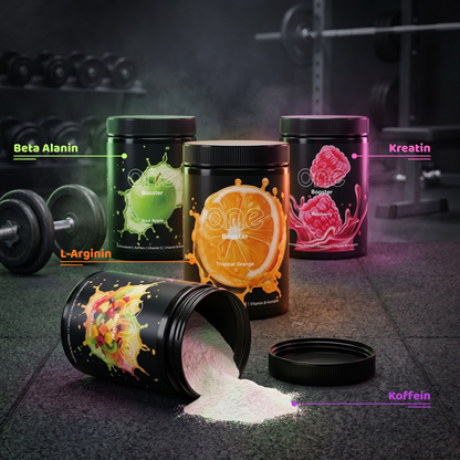 ONE Pre-Workout Booster – mit Koffein & Aminosäuren – 520g Dose (80 Portionen)